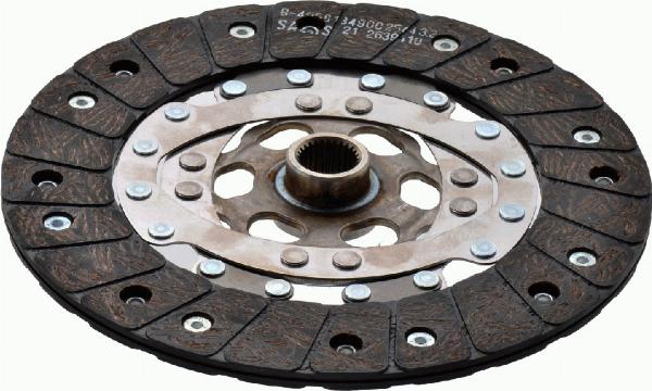 SACHS 1 864 527 337 - Диск зчеплення autocars.com.ua