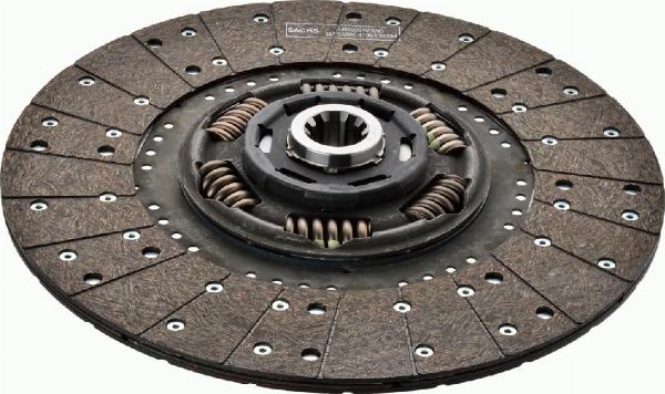 SACHS 1 878 000 036 - Диск зчеплення autocars.com.ua