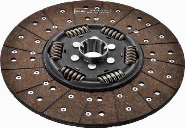 SACHS 1878 001 080 - Диск зчеплення autocars.com.ua
