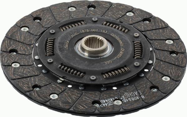 SACHS 1878 001 193 - Диск зчеплення autocars.com.ua