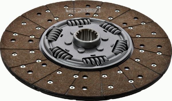 SACHS 1878 002 075 - Диск зчеплення autocars.com.ua