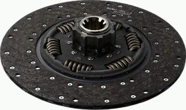 SACHS 1878 002 437 - Диск зчеплення autocars.com.ua