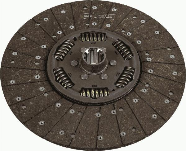 SACHS 1878 002 706 - Диск зчеплення autocars.com.ua