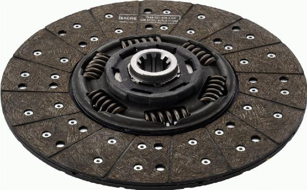 SACHS 1878 007 172 - Диск зчеплення autocars.com.ua