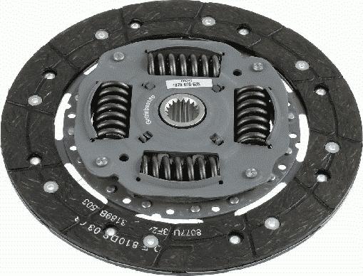 SACHS 1 878 600 655 - Диск зчеплення autocars.com.ua