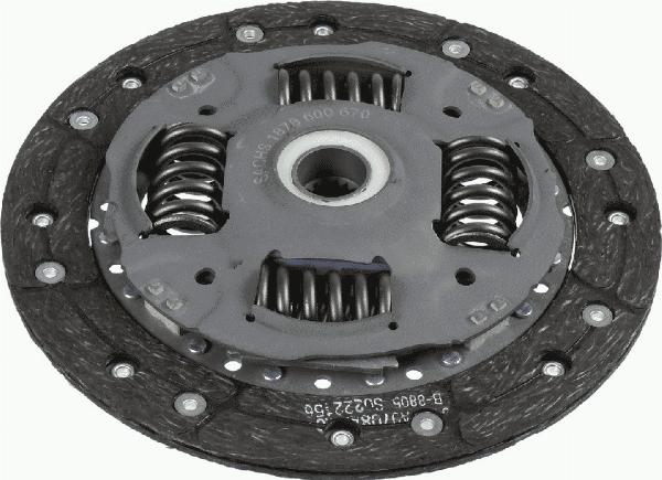 SACHS 1878 600 670 - Диск зчеплення autocars.com.ua