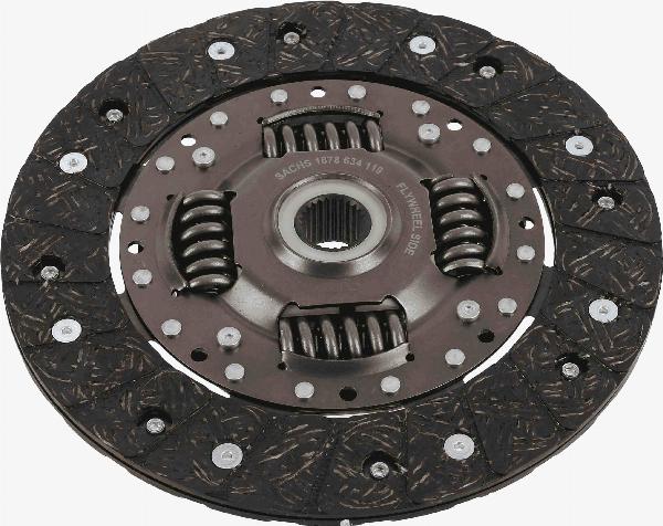 SACHS 1878 634 119 - Диск зчеплення autocars.com.ua