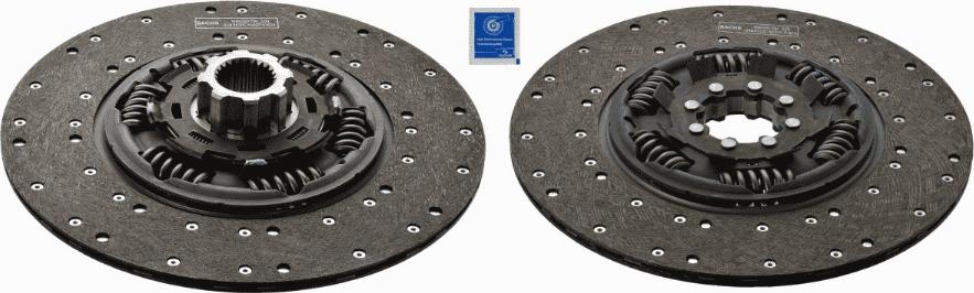 SACHS 1898 600 002 - Комплект дисків зчеплення autocars.com.ua