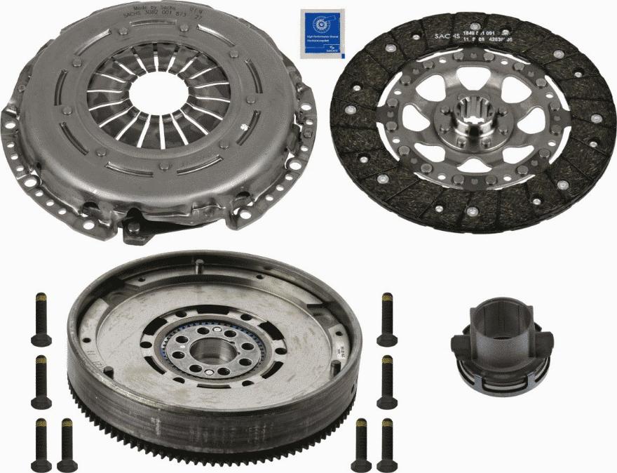 SACHS 2290 601 125 - Комплект сцепления avtokuzovplus.com.ua