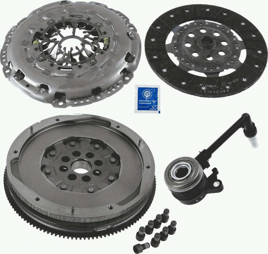 SACHS 2290 601 136 - Комплект сцепления avtokuzovplus.com.ua