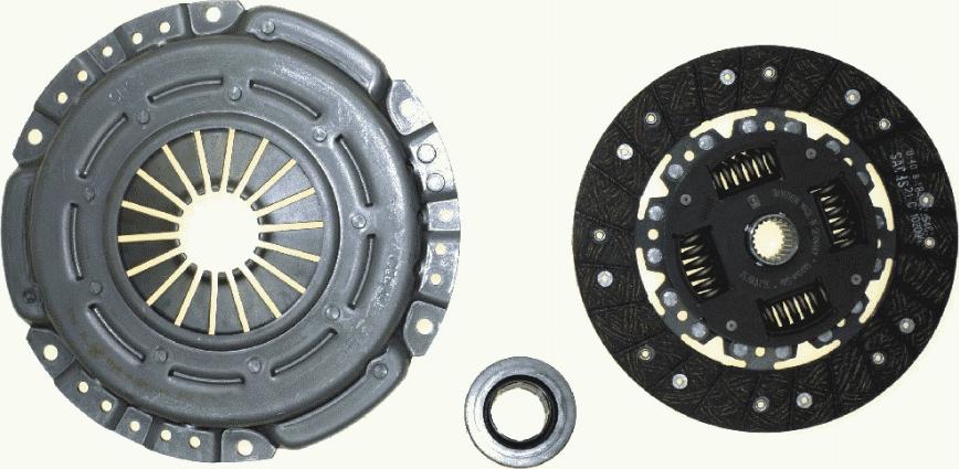 SACHS 3 000 124 007 - Комплект сцепления avtokuzovplus.com.ua