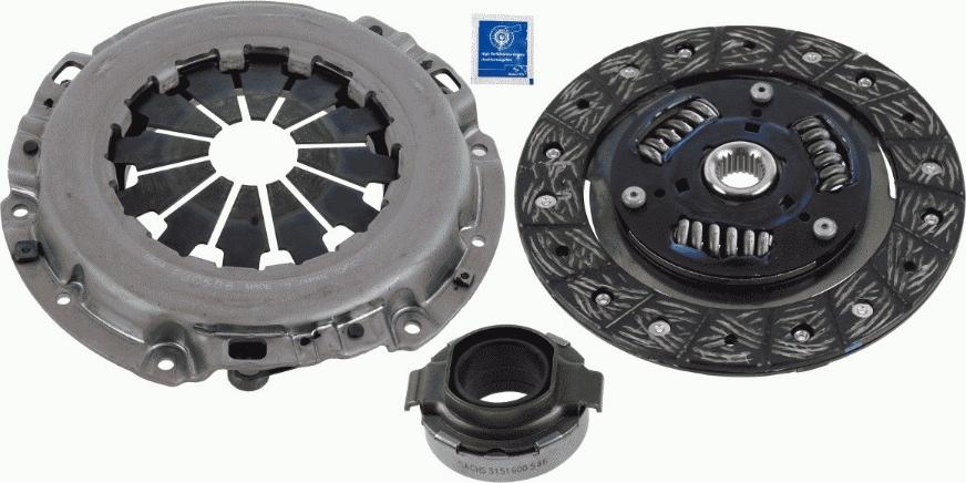 SACHS 3000 518 001 - Комплект сцепления avtokuzovplus.com.ua