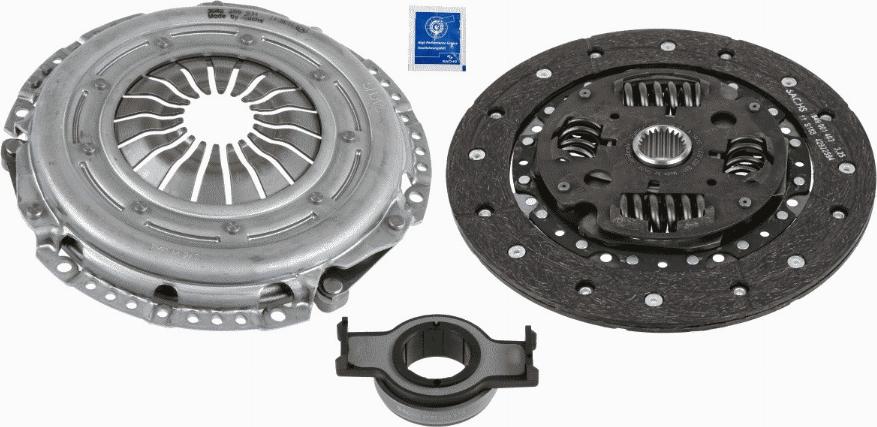 SACHS 3 000 706 101 - Комплект зчеплення autocars.com.ua