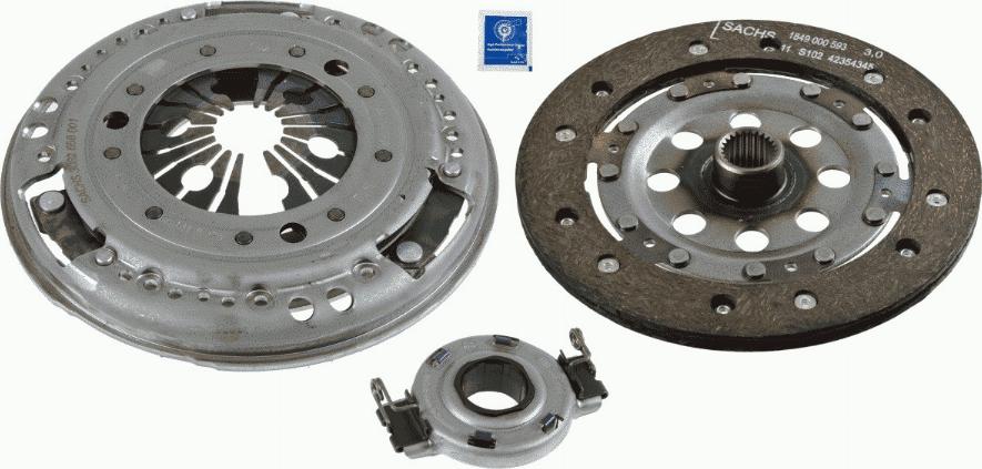 SACHS 3 000 777 001 - Комплект зчеплення autocars.com.ua