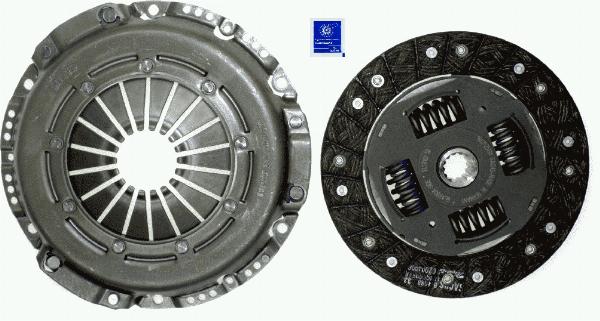 SACHS 3 000 834 001 - Комплект зчеплення autocars.com.ua