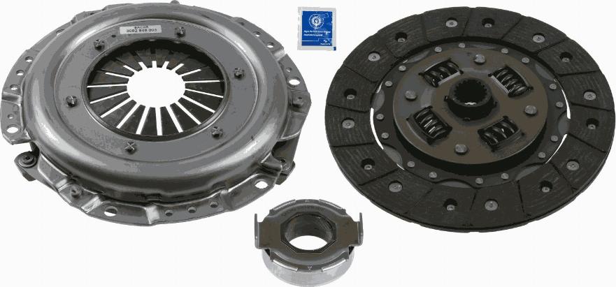 SACHS 3 000 835 501 - Комплект сцепления avtokuzovplus.com.ua