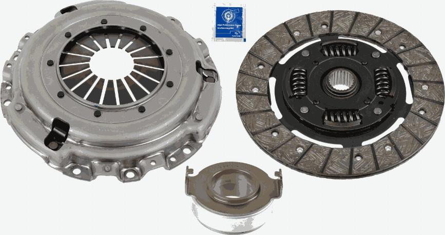 SACHS 3000 845 302 - Комплект зчеплення autocars.com.ua