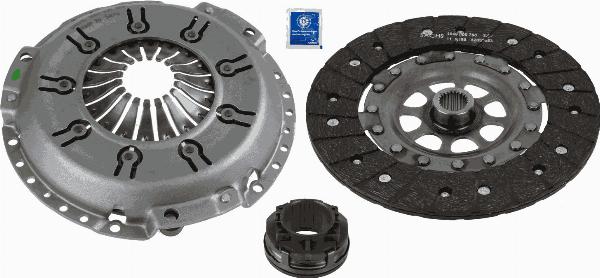 SACHS 3000 851 602 - Комплект зчеплення autocars.com.ua