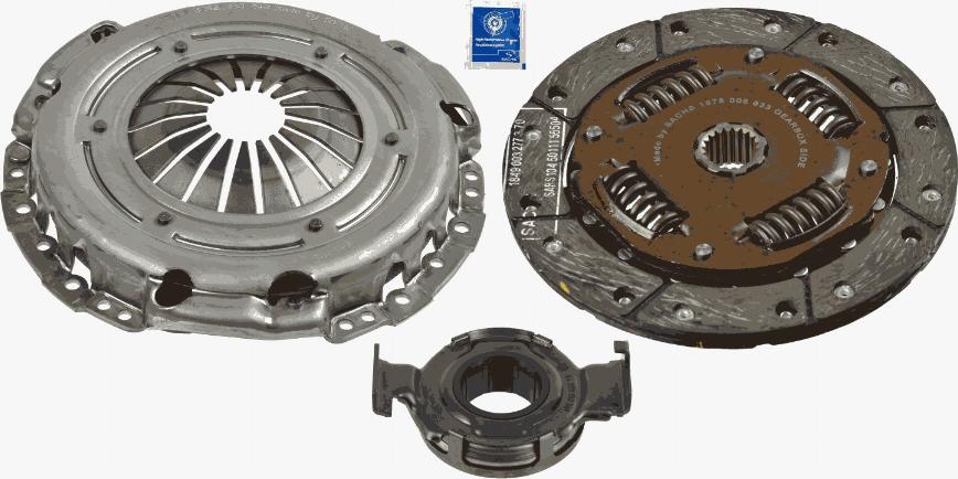 SACHS 3000 950 076 - Комплект зчеплення autocars.com.ua