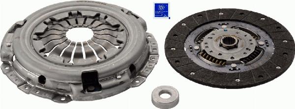 SACHS 3000 950 648 - Комплект зчеплення autocars.com.ua