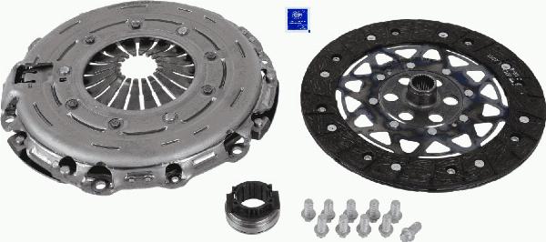 SACHS 3000 950 655 - Комплект зчеплення autocars.com.ua