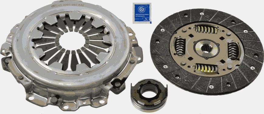 SACHS 3000 950 657 - Комплект зчеплення autocars.com.ua