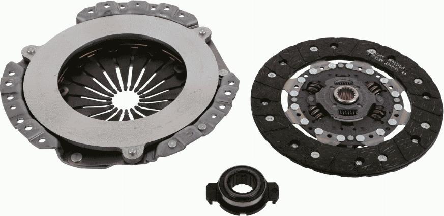 SACHS 3000 950 783 - Комплект сцепления autodnr.net