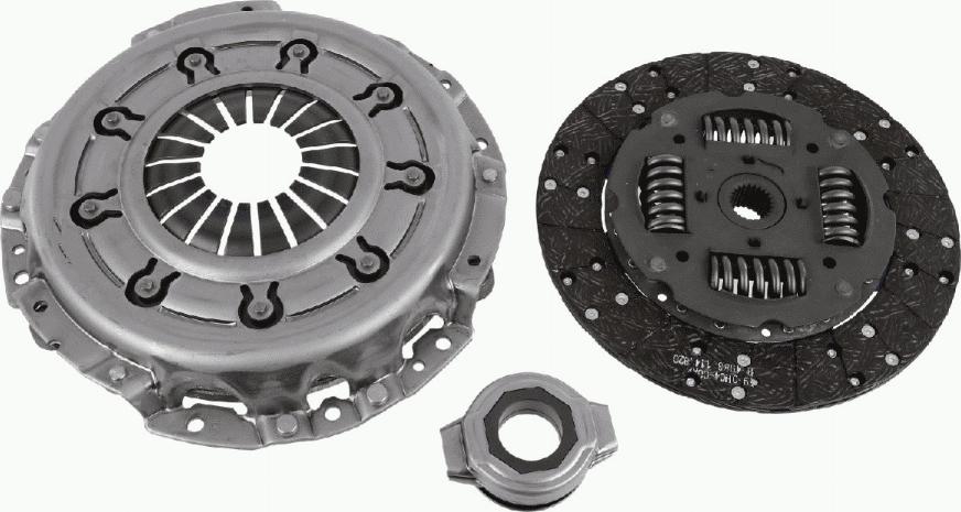 SACHS 3000 950 786 - Комплект сцепления autodnr.net