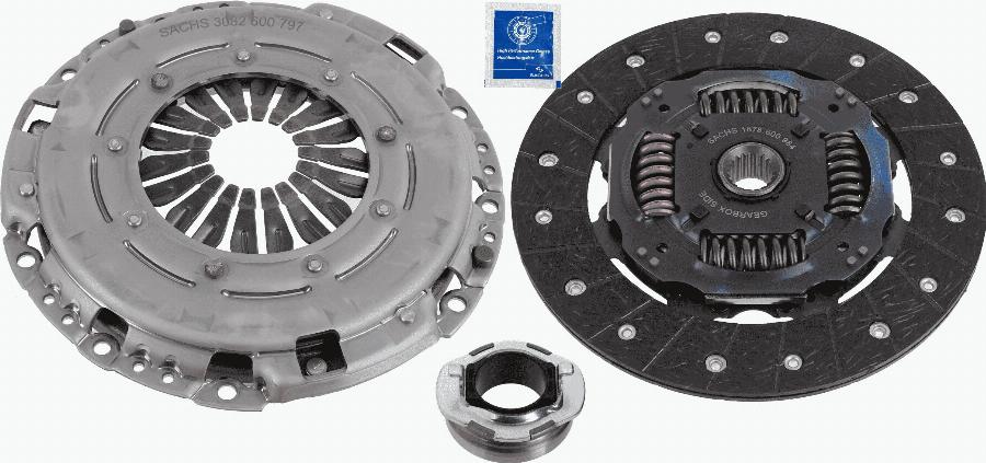 SACHS 3000 950 865 - Комплект сцепления avtokuzovplus.com.ua