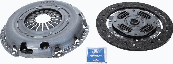 SACHS 3000 951 024 - Комплект зчеплення autocars.com.ua