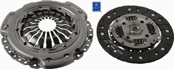 SACHS 3 000 951 128 - Комплект зчеплення autocars.com.ua