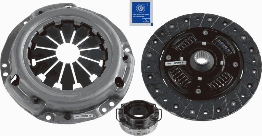 SACHS 3000 951 418 - Комплект зчеплення autocars.com.ua