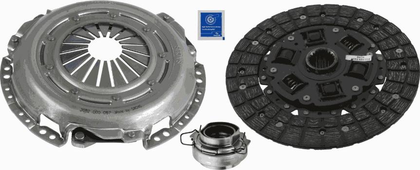 SACHS 3000 951 431 - Комплект сцепления autodnr.net