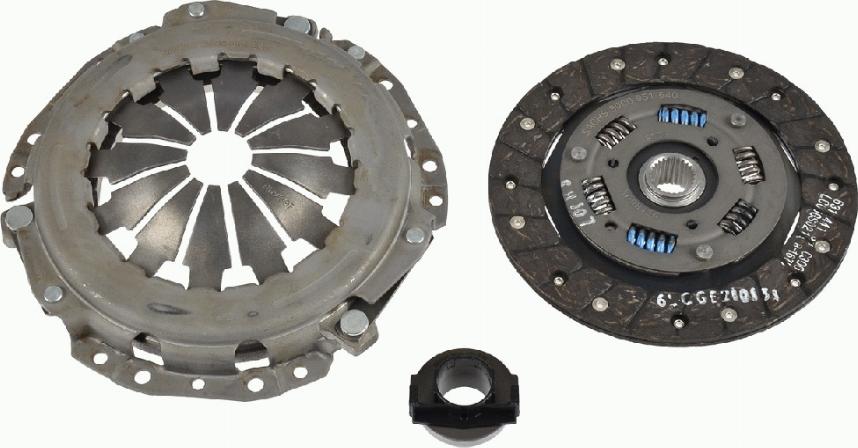 SACHS 3000 951 540 - Комплект сцепления avtokuzovplus.com.ua