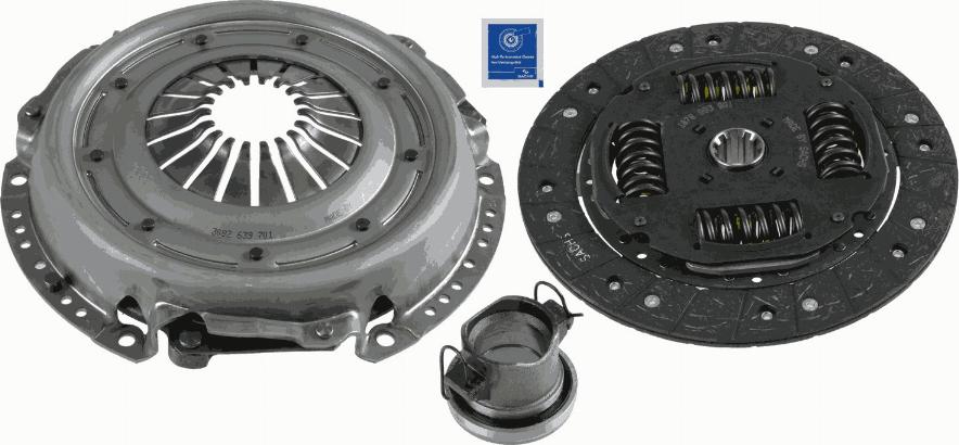 SACHS 3000 951 739 - Комплект зчеплення autocars.com.ua