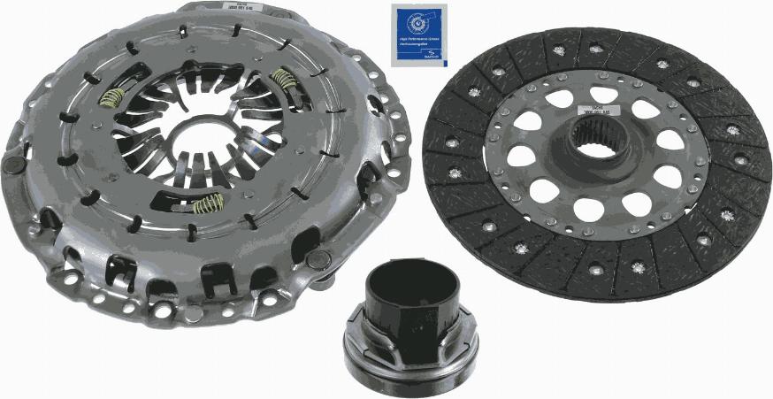 SACHS 3 000 951 845 - Комплект зчеплення autocars.com.ua