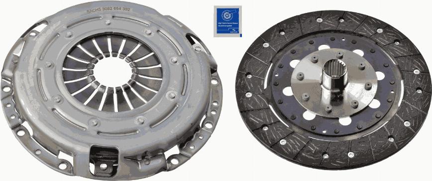 SACHS 3000 954 402 - Комплект сцепления avtokuzovplus.com.ua