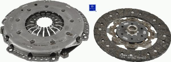 SACHS 3000 970 049 - Комплект зчеплення autocars.com.ua