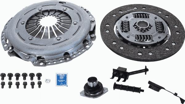 SACHS 3000 970 072 - Комплект зчеплення autocars.com.ua