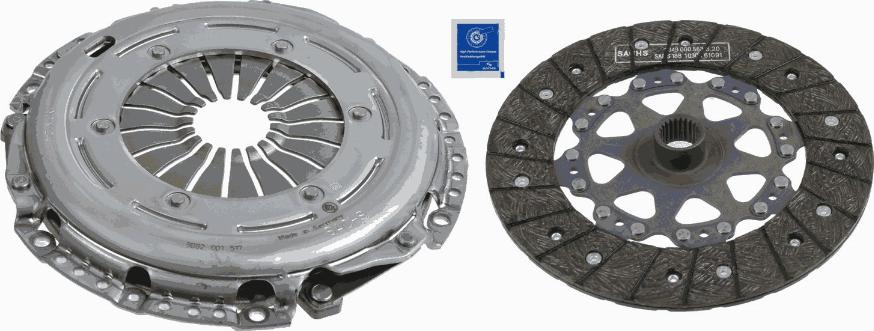 SACHS 3000 970 078 - Комплект сцепления autodnr.net