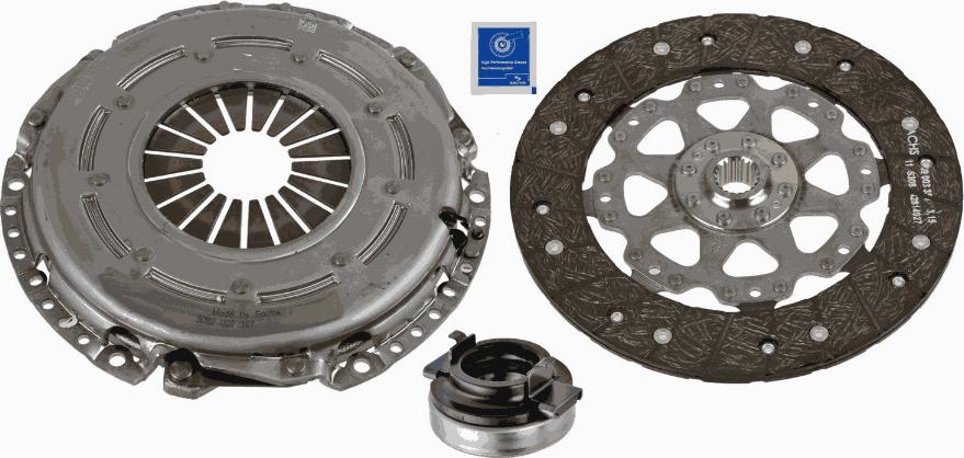 SACHS 3000 970 108 - Комплект зчеплення autocars.com.ua