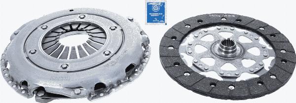 SACHS 3000 970 137 - Комплект зчеплення autocars.com.ua