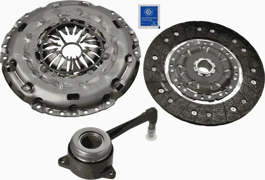 SACHS 3000 990 121 - Комплект зчеплення autocars.com.ua