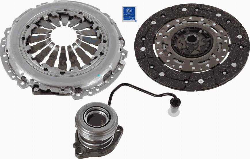 SACHS 3000 990 162 - Комплект зчеплення autocars.com.ua