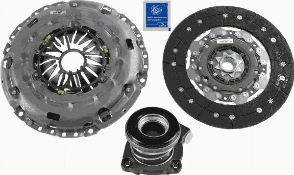 SACHS 3000 990 163 - Комплект зчеплення autocars.com.ua