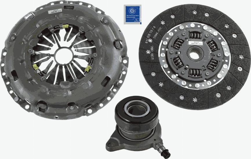 SACHS 3000 990 181 - Комплект зчеплення autocars.com.ua