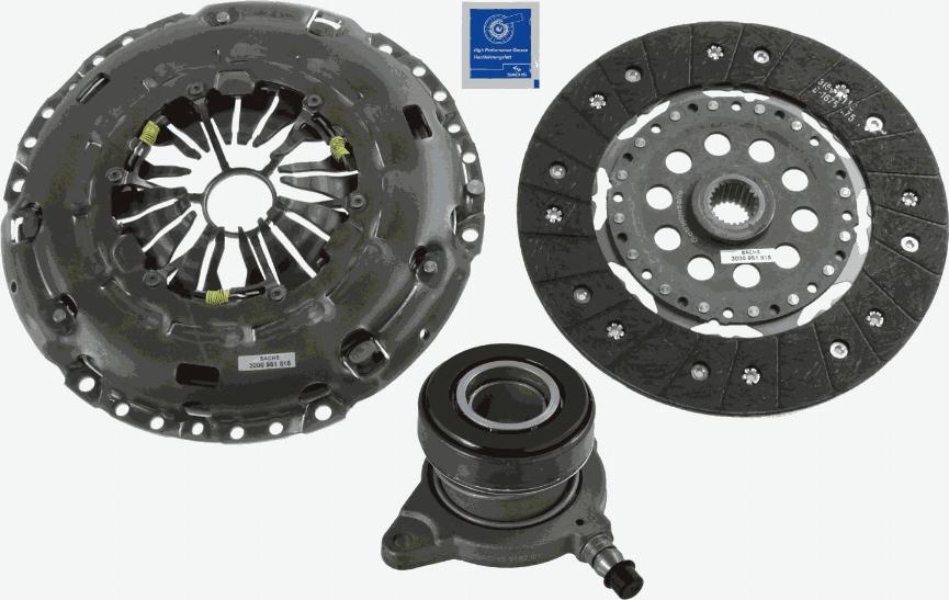 SACHS 3000 990 184 - Комплект зчеплення autocars.com.ua