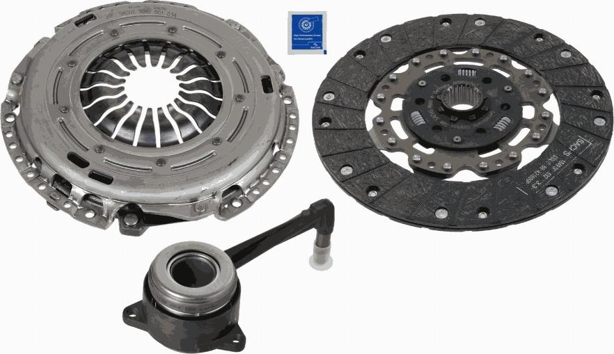 SACHS 3000 990 210 - Комплект зчеплення autocars.com.ua