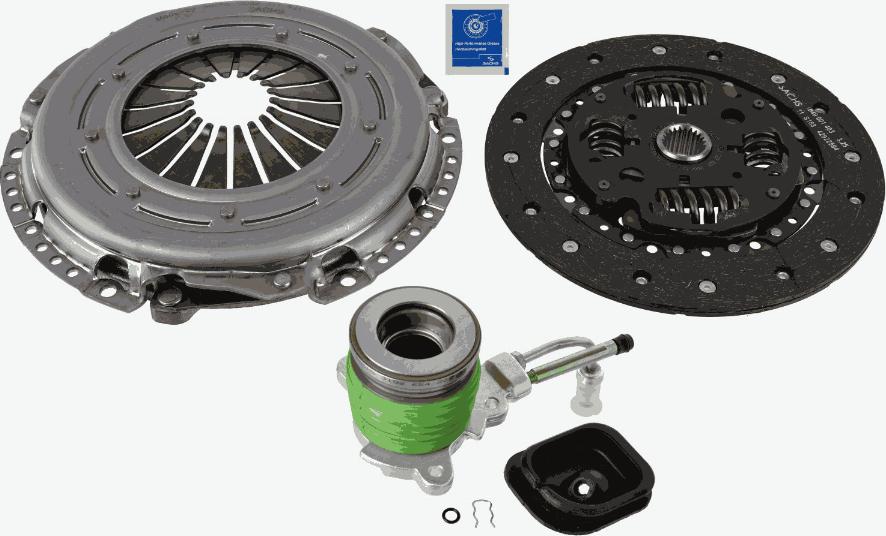 SACHS 3000 990 212 - Комплект зчеплення autocars.com.ua