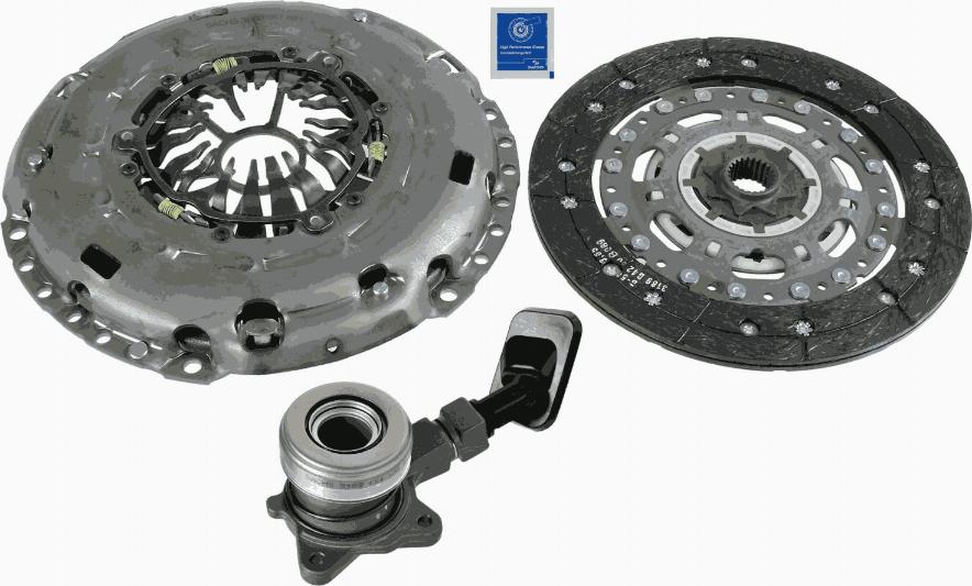 SACHS 3000 990 220 - Комплект сцепления avtokuzovplus.com.ua